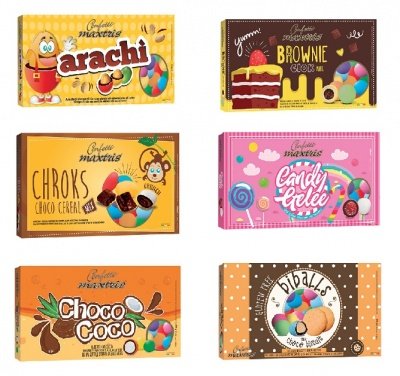 Confetti Maxtris da 500gr Linea Party Vari Gusti Colorati Mix Confettata sweet table