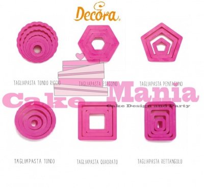 Decora Tagliabiscotti Forme Geometriche