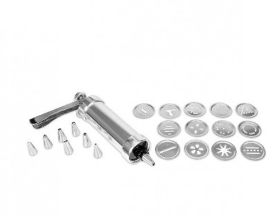 STADTER SIRINGA PER BISCOTTI SPARABISCOTTI CON DISCHI SAGOMATI TAGLIABISCOTTO ACCIAIO