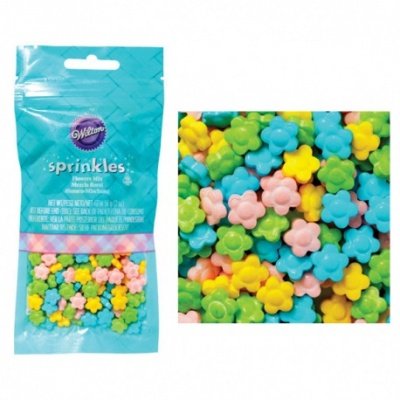 WILTON FIORELLINI COLORATI DI ZUCCHERO CUPCAKES DECORAZIONI FIORI FIORE